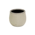 thumbnail image 2 of Cheungs 5743L Osanna Curved Beige Ceramic Pot - Large, 2 of 5
