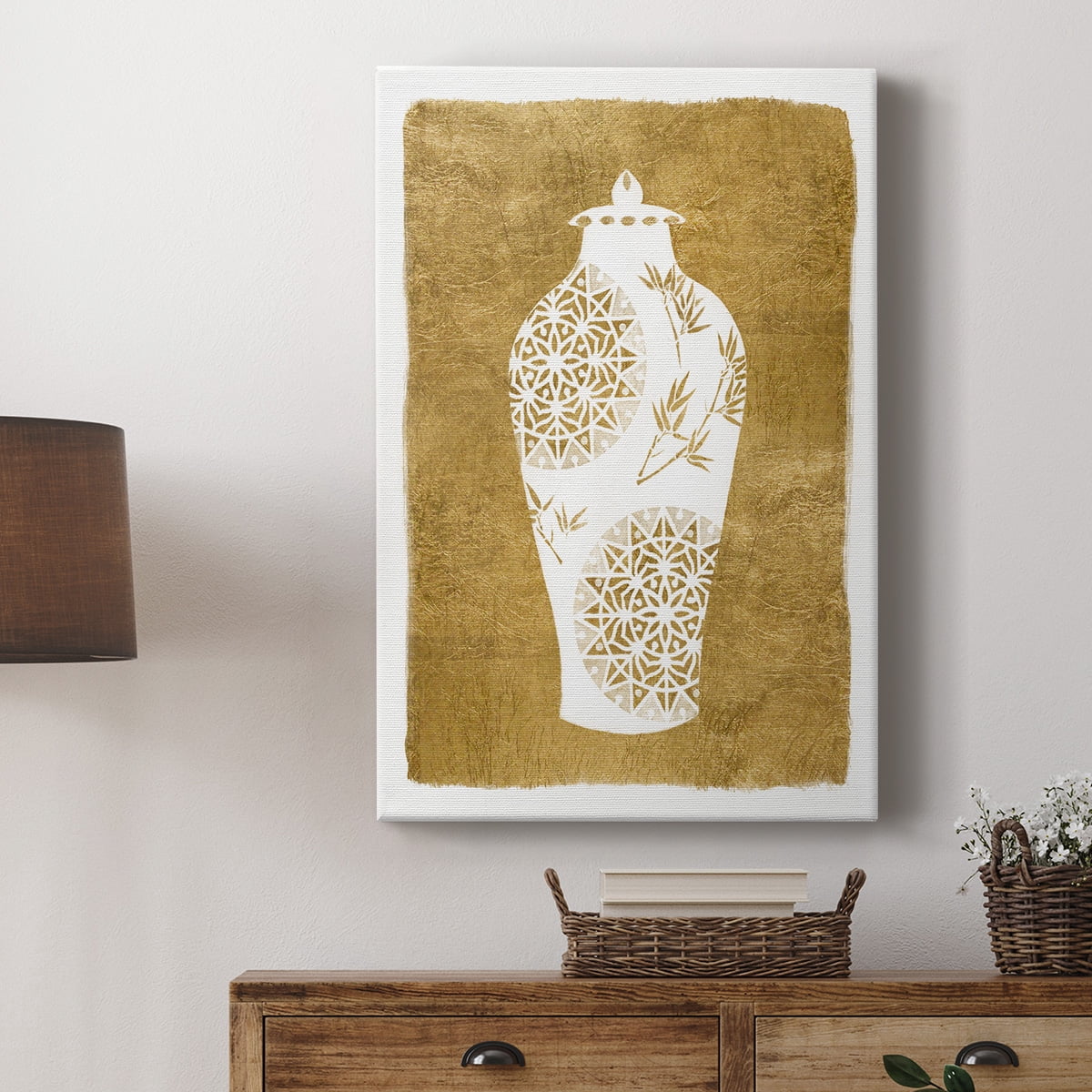 Golden Urn II Premium Gallery Wrapped Canvas - Ready to Hang
