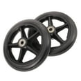 thumbnail image 6 of LEORX 2Pcs Smooth Rotating Wheelchair Front Wheels with Bearing Technology 6 Inches, 6 of 8