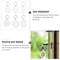 thumbnail image 3 of OUNONA 18Pcs White Key Pendant Photo Frame Decor with Fine Polishing Ideal for Friends Birthday and Anniversary, 3 of 7