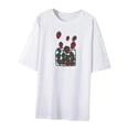 thumbnail image 4 of Camiseta para mujer, camiseta femenina, camisetas de manga corta, camiseta con cuello redondo, trajes, camiseta básica de moda, ropa para viajes, cami SG, 4 of 8