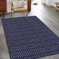 thumbnail image 2 of 3'x5' Area Rugs, Blue Yellow Geometric Indoor Outdoor Area Rug for Living Room Bedroom, Modern Abstract Art Striped Washable Bathroom Rugs Kitchen Floor Carpet Mats Home Decor Aesthetic, 2 of 8