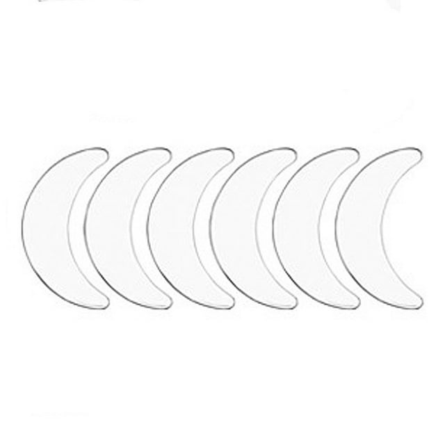 1 Pack Couleur Claire/peau Réutilisable Soins de la Peau pour Femmes Coussinets Anti-Rides pour Poitrine Bâton en Silicone Élimination des Rides, Ensemble de 6 Patchs pour les Yeux