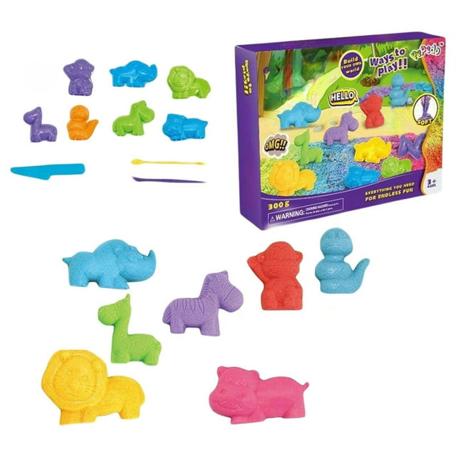 Pâte à Modeler Argile Colorée Pâte Plastique Sable Coloré Éducatif pour Enfants