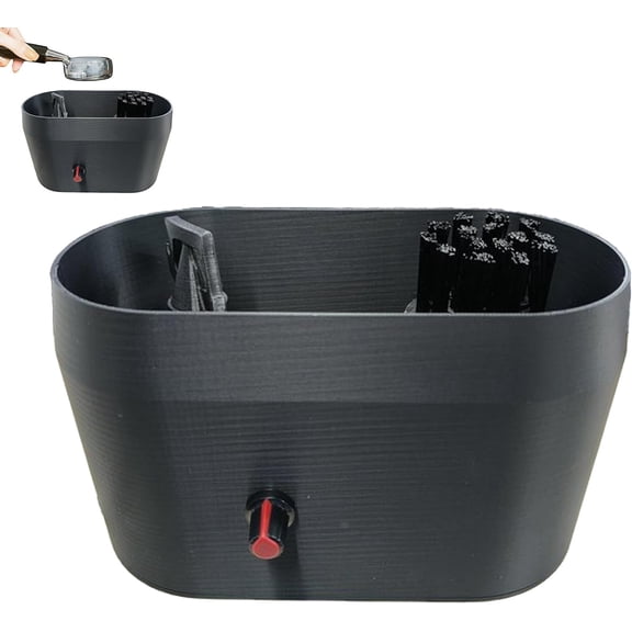 Automatic Coffee Portafilter Cleaner System – Kit for 51/53/58mm Portafilters, Small and User-Friendly for Baristas