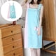 thumbnail image 3 of Vestido de toalla envolvente para baño/ducha para mujer, falda de baño con tirantes y falda de baño con lazo de bloque de color doble, 3 of 5