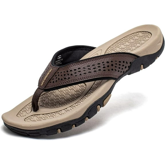 Dusky Shark Mens Thong Sandals Indoor and Outdoor Beach Flip Flop