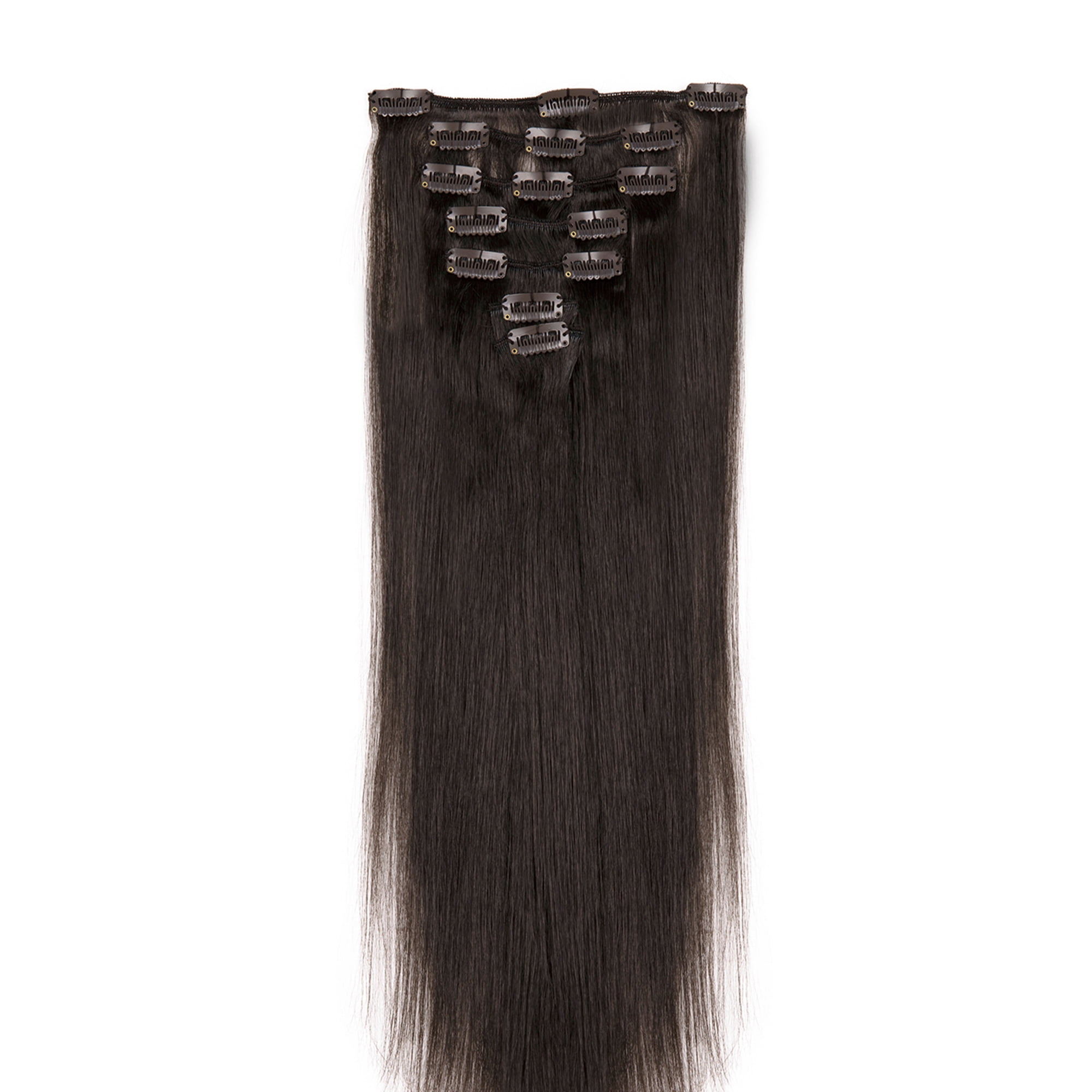 NK Beauty 16"22" Clip in Human Hair Extension Women's Long Straight