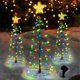 thumbnail image 3 of SZTXJ Solar Powered LED Spiral Christmas Tree Light Home Garden Party Decoration (Multicolor), 3 of 3
