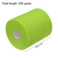 thumbnail image 2 of 200 Yards Tulle Ribbon Rolls Netting Fabric Spools 6" Light Green for Christmas Wrapping Wedding DIY, 2 of 5