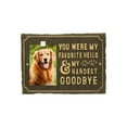 thumbnail image 4 of Whitehall Pet Memorial Photo Plaque - Cast Aluminum You Were My Favorite Hello and My Hardest Goodbye Wall Sign with Paw Prints and Picture Clip - Cat or Dog Keepsake Decor, 4 of 4