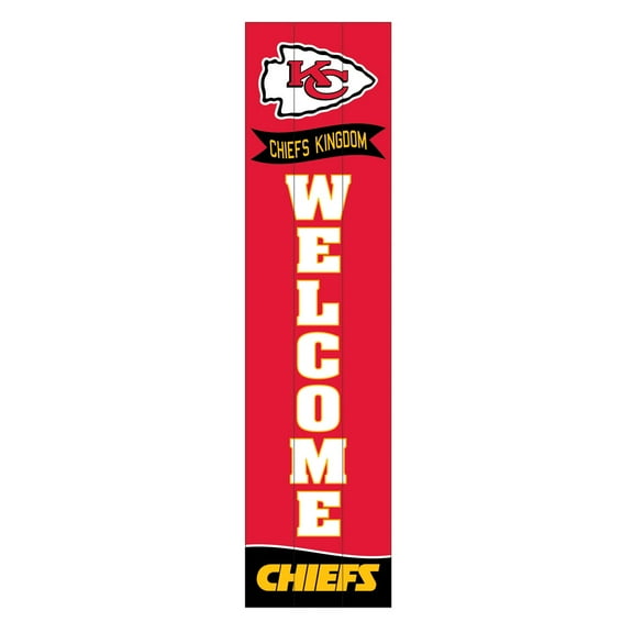 Kansas City Chiefs 47" Leaner Fan Sign
