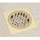 thumbnail image 3 of Desagüe de ducha cuadrado de latón CHAO desagüe de piso de baño cuadrado de acero inoxidable, 3 of 4
