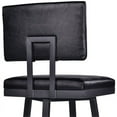 thumbnail image 4 of Balboa 30" Barstool in Vintage Black Faux Leather (Set of 4), 4 of 8