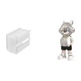 thumbnail image 1 of caso de tejido,Caja de almacenamiento de papel higiénico para montaje en pared,Soporte de pared acrílico para papel higiénico y toallas,Figura de escritorio,Estatua de astronauta para, 1 of 8