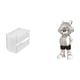 thumbnail image 1 of caso de tejido,Caja de almacenamiento de papel higiénico para montaje en pared,Soporte de pared acrílico para papel higiénico y toallas,Figura de escritorio,Estatua de astronauta para, 1 of 8