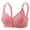 Pink, variant on Bras for Women Front Closure Breathable Full Support Bra Womens Seamless Jelly Bras