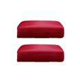 thumbnail image 1 of 2 Unids / Set Sofá Rojo Para Sofá Elásticas Para Sofá Sofá Sofá, Sólo Cubierta Del Asiento Macarena Funda de cojín para sofá, 1 of 8
