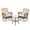 Dark Gray, variant on Volkmi Adult 1-Piece Wicker Outdoor Bar Set with Rocking Chairs, Dark Gray/Gray