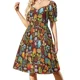 thumbnail image 1 of Vestido de manga corta Owly vestido de verano mujer Vestidos de mujer, 1 of 7