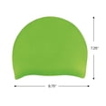 thumbnail image 5 of Green Silicone Swimming Pool or Spa Swim Cap, 5 of 6
