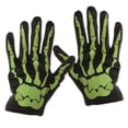 thumbnail image 2 of Beistle Club Pack of 12 Unisex Nite-Glo Skeleton Halloween Gloves - One Size, 2 of 2