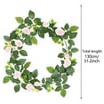 thumbnail image 3 of wtgtog 130cm Simulated Rose Vines, Artificial Flowers for Living Room Ceiling, Plastic Winding Plants Create Spring Vitality, Ideal for Home Office Wedding Party, Easy to Match, 3 of 3