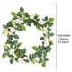 thumbnail image 3 of Guirnalda de rosas artificiales para decoración de techo | Enredadera floral artificial con hojas | Planta colgante de plástico de 130 cm de largo para decoración del hogar, oficina, bodas y fiestas, 3 of 3