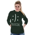thumbnail image 3 of You Decide Happy Sad Emoticon Cute Long Sleeve TShirt Men Women Brisco Brands L, 3 of 6
