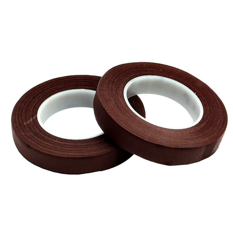 Floral Tape 1/2inch Flower Tape Floral Tape for Bouquets Floral Brown