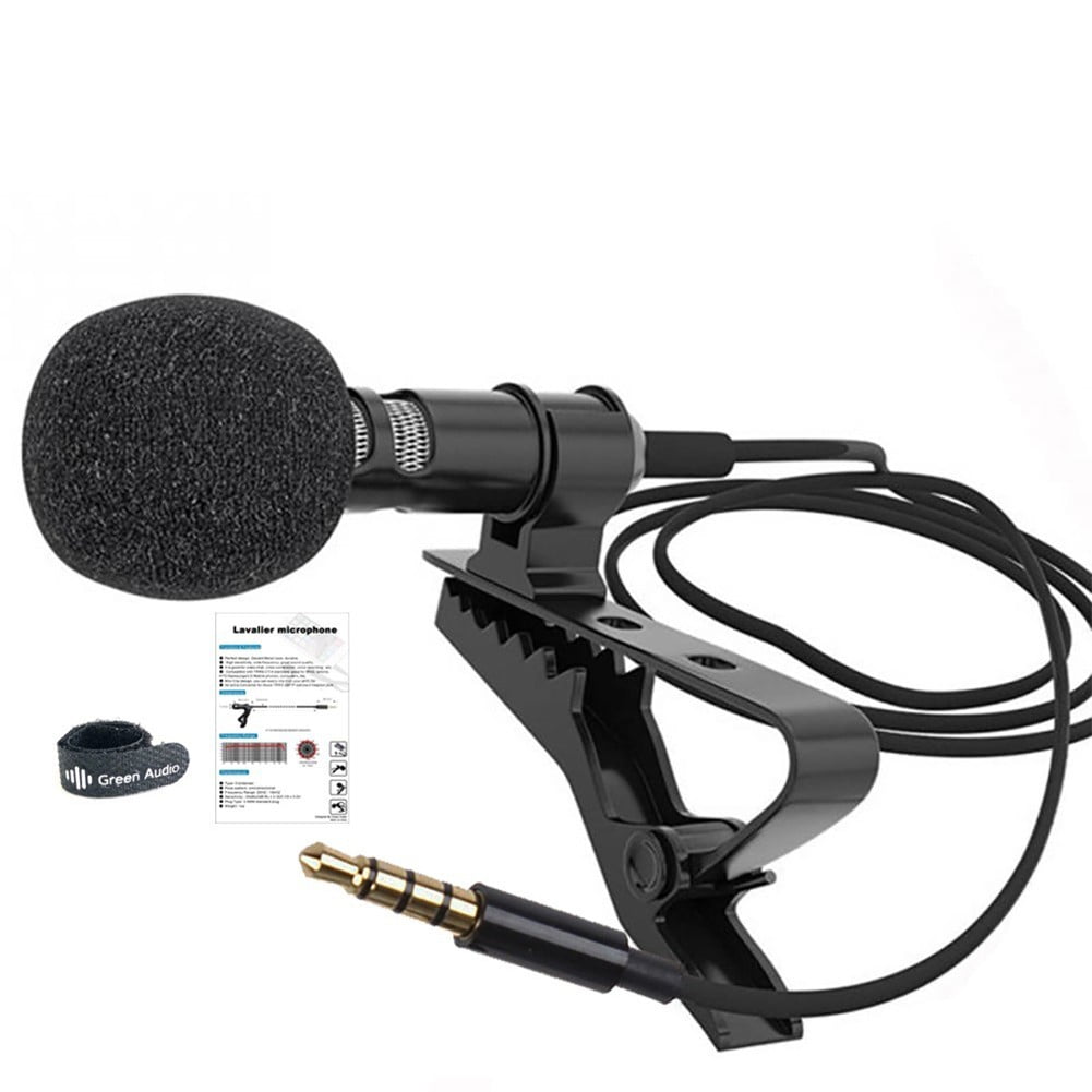  Movo LV1-USB Lavalier Microphone for Computer, Lapel Microphone  for iPhone and Android Smartphones, Lav Mic, Clip on Microphone for 3.5mm,  USB, Laptop, Desktop, PC, Mac, Cameras, Podcasting,  : Electronics