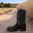 thumbnail image 4 of The Western Shops Men's Western Cowboy Boots – Square Toe, Genuine Leather, Side Zipper, Durable Rubber Heel, 4 of 4