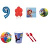 Super Mario Brothers Party Supplies Party Pack For 16 With Blue #9 Balloon