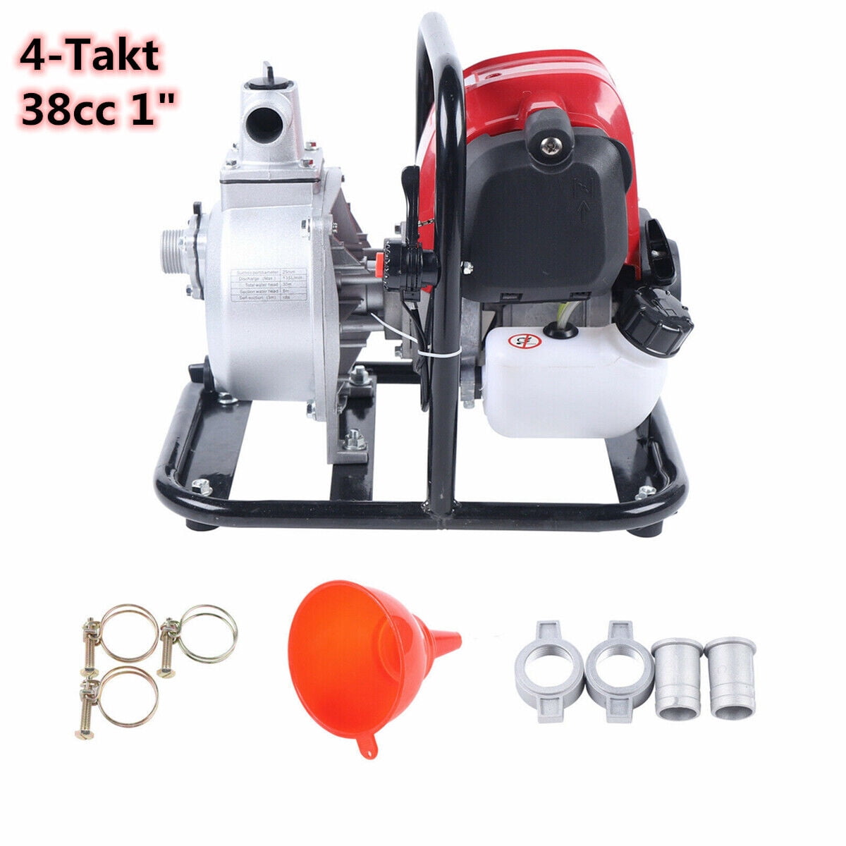 DENEST 1" 4 Stroke Gas Powered Water Pump High Pressure Irrigation Water Pump Transfer