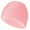 Pink, variant on Swimming Cap for Water Sports Unisex Fully Enclosed Solid Color Baseball Fit with and Comfort Fit for Pool and Beach