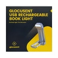 thumbnail image 6 of Glocusent USB Rechargeable Book Light for Reading in Bed, Portable Clip-on LED Reading Light, 3 Amber Colors & 5 Brightness Dimmable, Compact & Long Lasting, Perfect for Book Lovers, Kids, 6 of 9