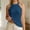 Blue, variant on Women’s Tank Tops Sleeveless Halter Tank Tops with Built in Bras Padded Slim Fit Workout Tops Women's Bras