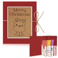 thumbnail image 2 of YIKA Christmas Decoration Christmas Gift Card Book 5 Slot Money Cylinder Envelope Booklet, 2 of 3