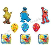 BIG BIRD COOKIE MONSTER & ELMO Birthday party Balloons Decorations Sesame Street by Anagram