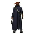 thumbnail image 4 of Pirate Captain Costume Set - Halloween Sailor Sea Villain Long Coat, X-Large, 4 of 4