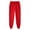 Red, variant on Dvkptbk Mens Sweatpants Causal Solid Color Sweatpants Fashion Hip Hop Warm Sweatpants Padded Sweatpants With Pockets
