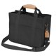 thumbnail image 5 of Bolsa de lona Barsine, mediana, ligera, con bolsillos, color negro, 5 of 6