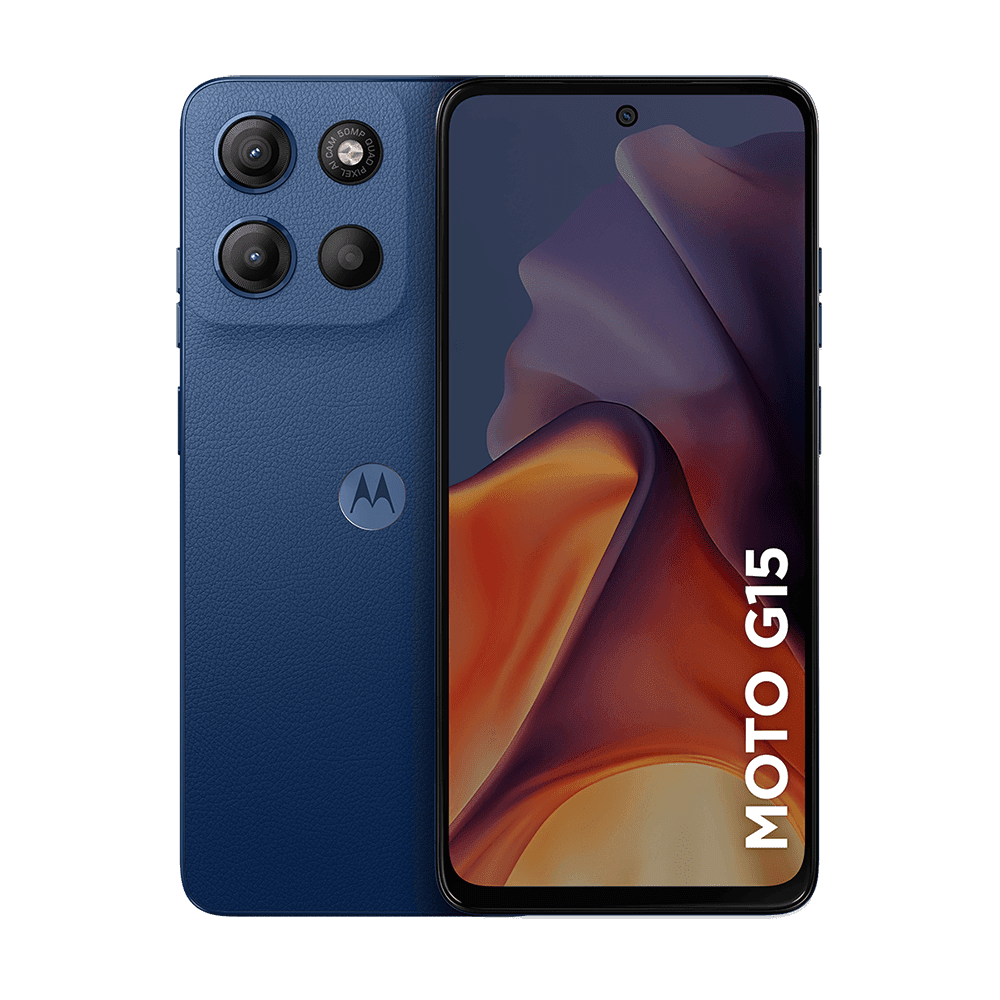 Motorola Moto G15 4G LTE (8GB+128GB) Smartphone – Brand New | | 6.72” Display | 50MP Camera | GSM Unlocked Dual Sim | International Model