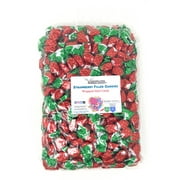 YANKEETRADERS Strawberry Filled Wrapped Hard Candy, 4 Pound Bag