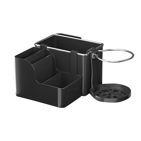 Multifunctional Universal Car Seat and Armrest Storage Organizer, Auto Interior Box with Integrated Cup Holder and Tissue Compartment, Space-Saving Car Storage Solution for Daily Essentials
