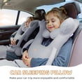 thumbnail image 3 of FLORICH Car Sleeping Travel Pillow for Kid & Adults to Support Head and Body on Road Trips with Neck Pillow and Blanket, Gray, 3 of 9
