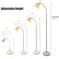 thumbnail image 6 of SUSUZI 60 inch White Floor Lamp for Bedroom Living Room, Modern Dimmable Standing Lamps - Bulb Included, 6 of 8