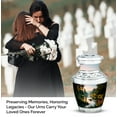 thumbnail image 4 of MUKTIVE Fishing Keepsake Cremation Urns for Human Ashes Mom - Nature Burial Urn for Adult Human Ashes for Men Small - Home Decor Cremains Containers - Handcrafted Memorial Gift for Loss (3 Inch), 4 of 7