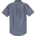 thumbnail image 2 of Ralph Lauren Mens Chambry Button Up Shirt, navy, S Neck, 2 of 2