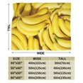 thumbnail image 3 of Fruits Bana Na Blanket Gifts For Kids Adults - Lightweight Throw Blanket For Bedroom Living Room Decor Soft Fuzzy Fleece Cozy Plush Bed Couch 40"X30", 3 of 7